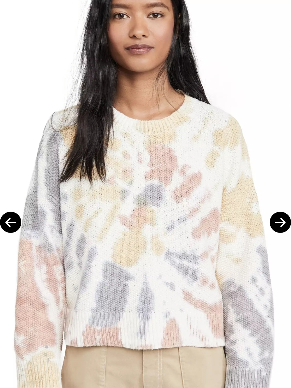 Madewell Tie Dye Westford Pullover Sweater M Medium
